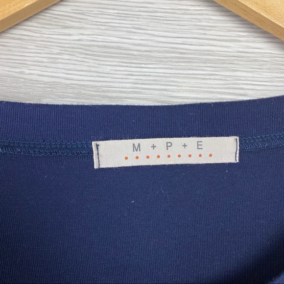 M+P+E Dark Blue Military Button Long Sleeve Dress - Picture 4 of 6